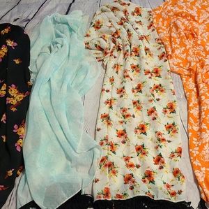 Bundle of 4 lularoe Monroe kimonos size small